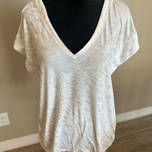 White House Black Market Gray Dolman Sleeve Relaxed Tee